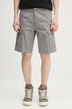 Хлопковые шорты Carhartt WIP Aviation Short гладкий серый I028245.2LR02