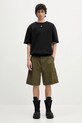 Бавовняні шорти Carhartt WIP Cole Cargo Short I030478.4102 зелений