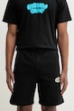 Barrow pantaloni scurți din bumbac S5BWUABE064 negru SS25