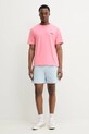 Barrow pantaloni scurti din bumbac albastru S5BWUABE089