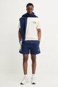 Barrow pantaloni scurti din bumbac bleumarin S5BWUABE089