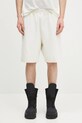 Aries szorty bawełniane Premium Aged Temple Sweatshort nadruk beżowy AR3002303