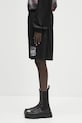 Kratke hlače Aries Ramscape Airtex Shorts crna AR3005003
