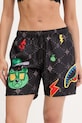 Sprayground pantaloni scurți de baie SP756BLK negru SS25
