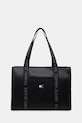 Kabelka Tommy Jeans jednofarebný čierna AW0AW16962