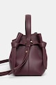 Accesorii Yuzefi geantă de piele GYOZA YUZRS25.HB.GZ.L049 burgundia