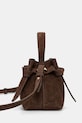 Yuzefi torebka zamszowa GYOZA MINI YUZRS25.HB.MGZ.S004 brązowy SS25