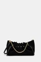 Yuzefi borsa in pelle scamosciata semplice nero YUZCO.HB.SCC.S011