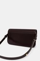 Accesorii Tory Burch poseta de piele Robinson 161938.616 burgundia