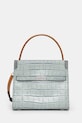 Tory Burch torebka skórzana Lee Radziwill nie mieści A4 turkusowy 162445.400