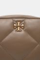 Кожаная сумочка Tory Burch Kira коричневый 154715.250