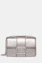 Armani Exchange torebka aplikacja srebrny XW000071.AF12039