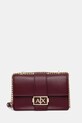 Armani Exchange torebka nie mieści A4 bordowy XW000070.AF12039