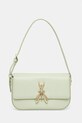 Δερμάτινη τσάντα Patrizia Pepe λείο δέρμα πράσινο 8B0231.L061