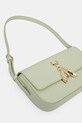Δερμάτινη τσάντα Patrizia Pepe πράσινο 8B0231.L061
