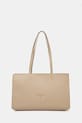 Patrizia Pepe torebka skórzana skóra licowa beżowy 8B0236.L001