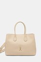 Kožená kabelka Patrizia Pepe přírodní kůže béžová 8B0239.L001