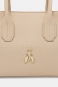 Kožená kabelka Patrizia Pepe béžová 8B0240.L001
