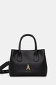 Kožená kabelka Patrizia Pepe usňová koža čierna 8B0240.L001