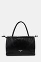 Patrizia Pepe poseta de piele uni negru 8B0250.L147