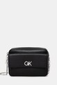 Kabelka Calvin Klein jednofarebný čierna K60K613089
