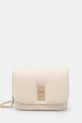 Kožna torba Tommy Hilfiger bez uzorka bež AW0AW16880