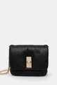 Tommy Hilfiger borsa a mano in pelle pelle fiore nero AW0AW16880