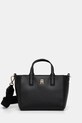 Tommy Hilfiger torebka nie mieści A4 czarny AW0AW16907