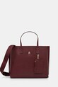 Kabelka Tommy Hilfiger hladký burgundské AW0AW17335