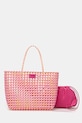 Kabelka MSGM vzorovaný růžová 3841MDZ48.632