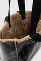 Кожена чанта с две лица AllSaints IZZY SHEARLING W056XB кафяв