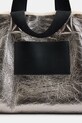Двусторонняя кожаная сумка AllSaints IZZY SHEARLING W056XB коричневый