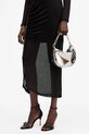 AllSaints poseta de piele MADEA MINI W221XB argintiu