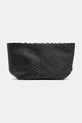 Шкіряна сумка AllSaints HEX лицьова шкіра чорний W379XB
