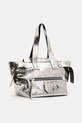 Аксессуары Кожаная сумочка AllSaints PEREZ SHOULDER W392XB серебрянный