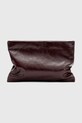 Kožna pismo torbica AllSaints BETTINA CLUTCH bez uzorka bordo W393XB