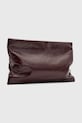 AllSaints pochette di pelle BETTINA CLUTCH W393XB granata SS25