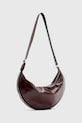 Шкіряна сумочка AllSaints HALF MOON W394XB бордо SS25