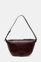 AllSaints poseta de piele MADEA SHOULDER uni burgundia W395XB