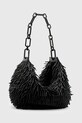 Torba AllSaints MADEA CHAIN W399XB crna SS25