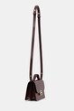 Victoria Beckham torebka skórzana B424AAC005976A bordowy SS25