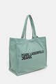 Karl Lagerfeld Jeans geanta de bumbac A1W50002 verde SS25