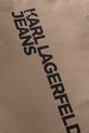 Бавовняна сумка Karl Lagerfeld Jeans зелений A1W50002