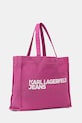 Karl Lagerfeld Jeans torebka bawełniana A1W50002 różowy AW25