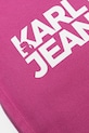 Karl Lagerfeld Jeans torebka bawełniana różowy A1W50002