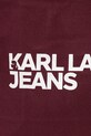 Бавовняна сумка Karl Lagerfeld Jeans бордо A1W50002