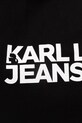 Bavlnená taška Karl Lagerfeld Jeans čierna A1W50002