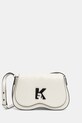Kabelka Karl Lagerfeld Jeans imitácia kože béžová A1W30283