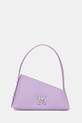 Karl Lagerfeld Jeans poșetă de piele uni violet A1W30334