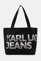 Kabelka Karl Lagerfeld Jeans potisk černá A1W50055
